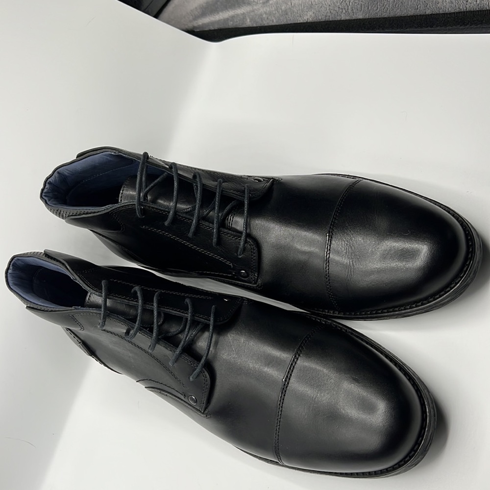 Mario Hernandez Capped Toe Leather Boots View 6